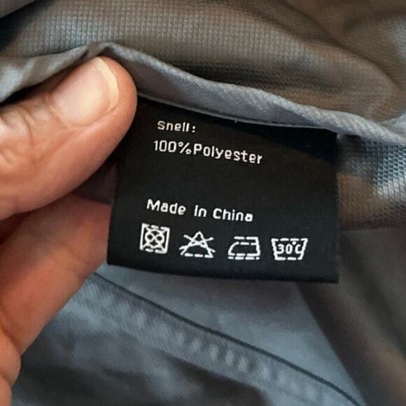 Mercedes Benz Windbreaker Hooded Jacket L Gray Motorsport Formula One Racing - Picture 4 of 10